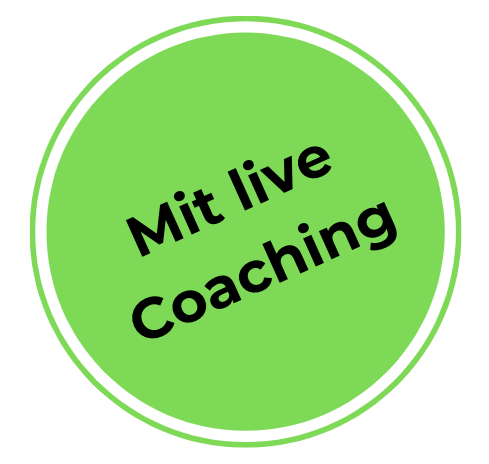 Mit live Coaching